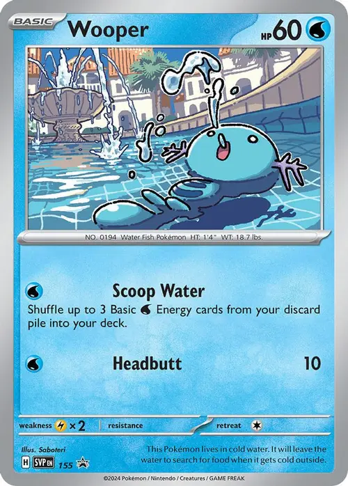 Wooper - 155 card art