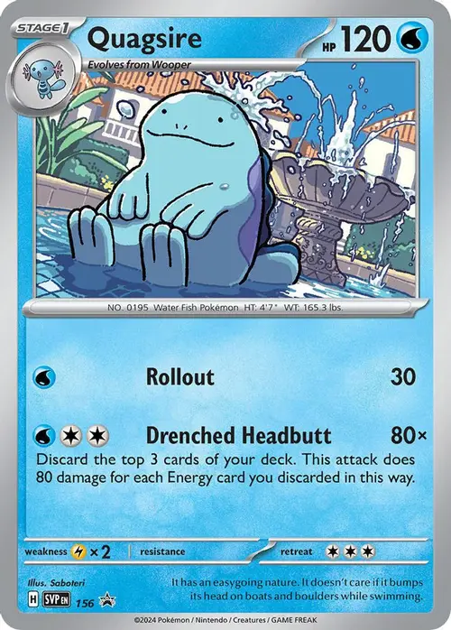 Quagsire - 156 card art