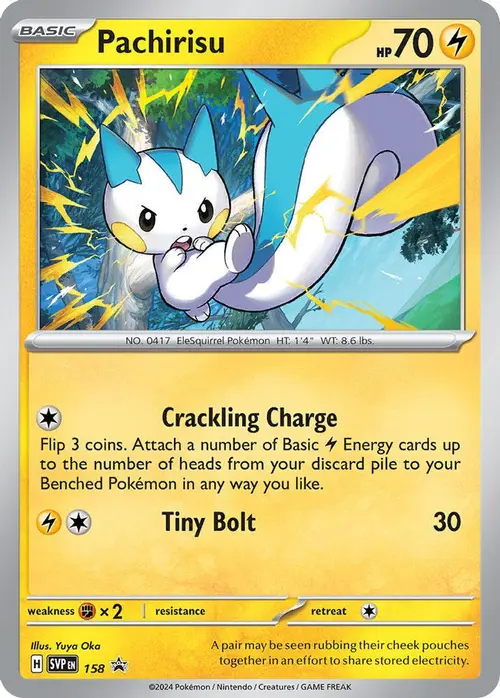 Pachirisu - 158 card art
