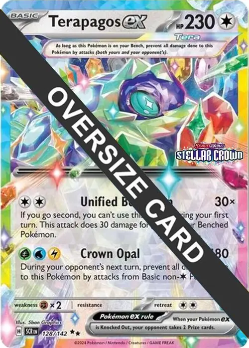Terapagos ex - 128/142 card art