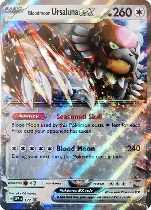 Bloodmoon Ursaluna ex - 177 card art