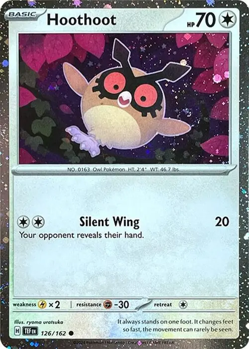 Hoothoot - 126 (Cosmos Holo) card art
