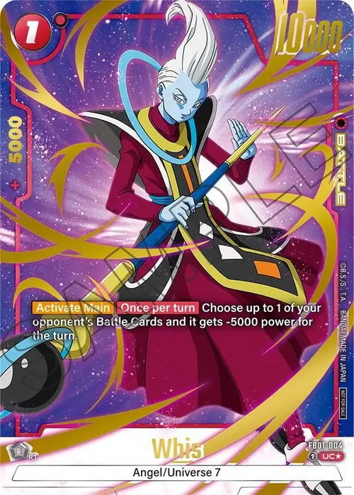 Whis (Championship Pack 03) card art