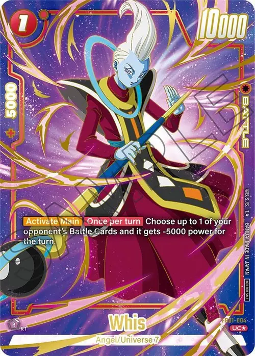 Whis (Championship Pack 03 Finalist) card art