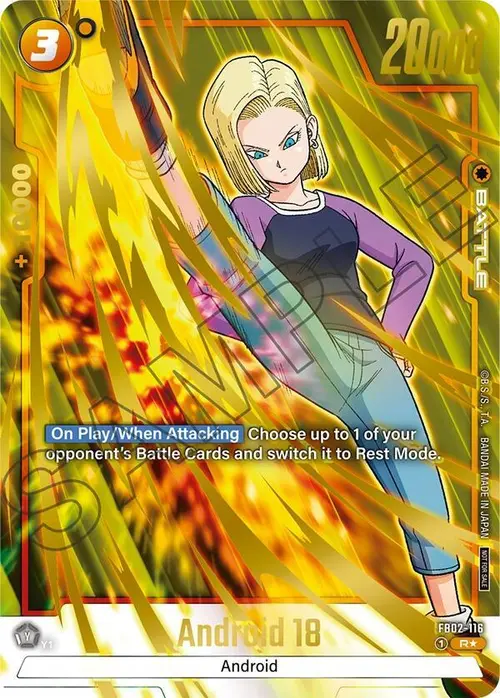 Android 18 (Championship Pack 03) card art