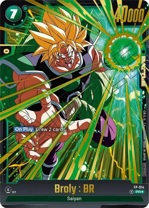 Broly : BR (Selection Pack 01) card art