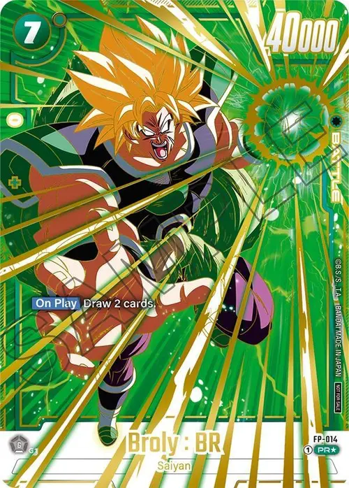 Broly : BR (Selection Pack 01 Finalist) card art