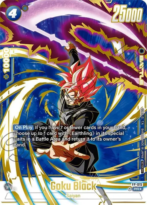 Goku Black (Selection Pack 01 Finalist) card art