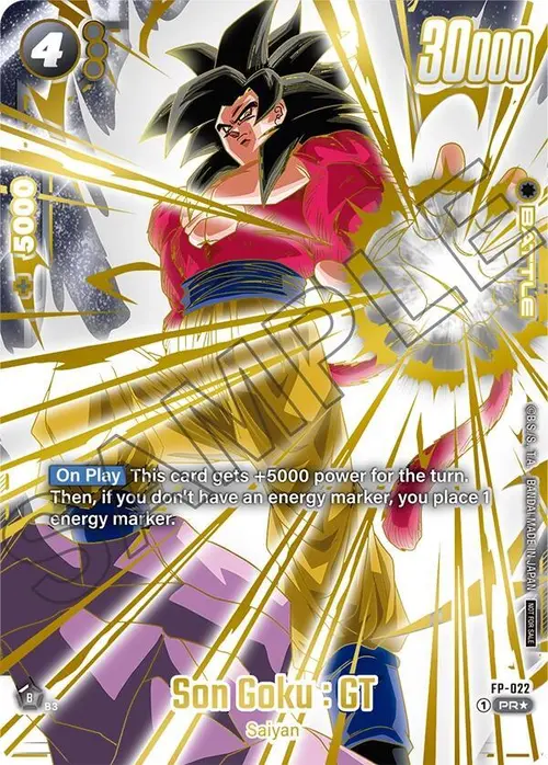 Son Goku : GT (Selection Pack 01 Finalist) card art
