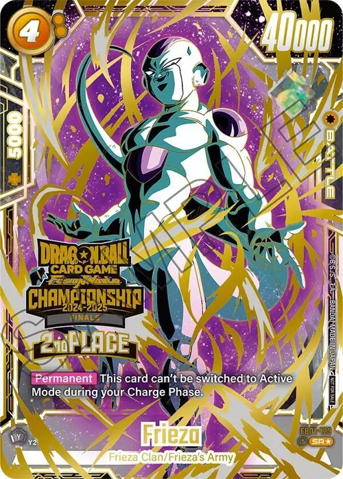 Frieza (Championship 2024-2025 Finals 2nd Place) card art