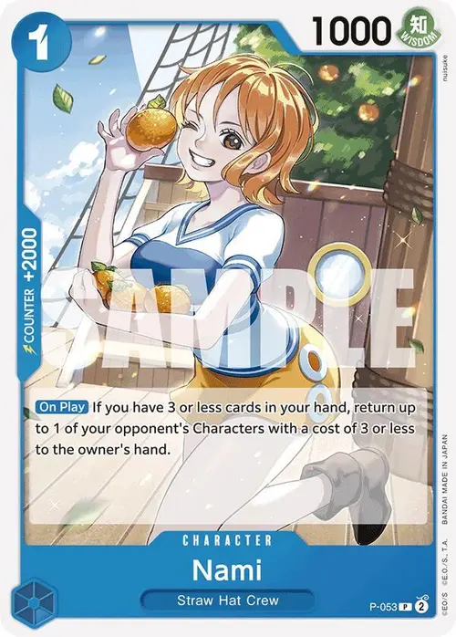 Nami (P-053) (Reprint) card art