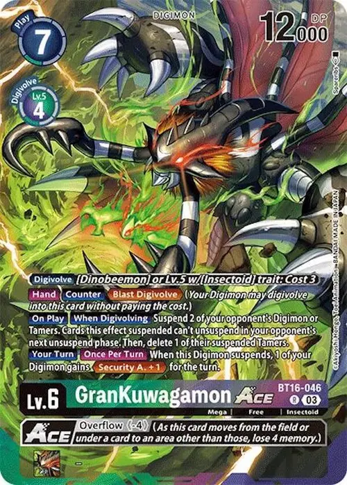 GranKuwagamon ACE (Alternate Art) card art