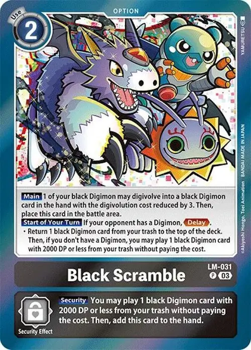 Black Scramble card art