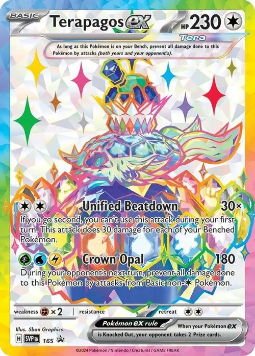 Terapagos ex - 165 card art