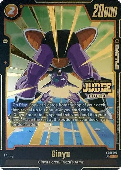 Ginyu (Judge Pack (Event Judge) 01) card art