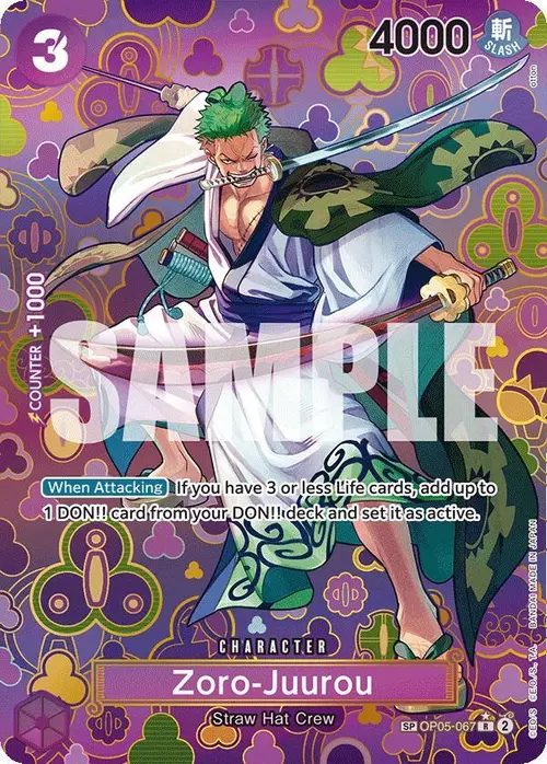 Zoro-Juurou (SP) card art