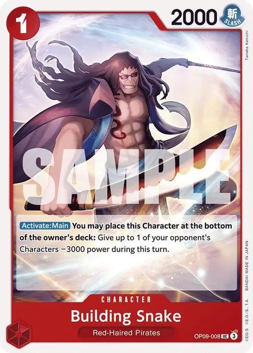 Building Snake card art
