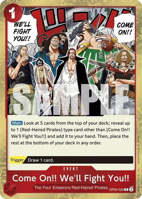Come On!! We'll Fight You!! card art