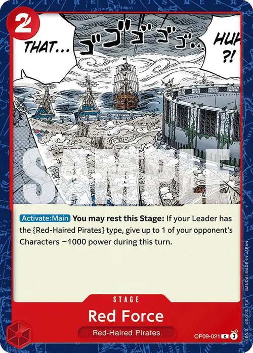 Red Force card art