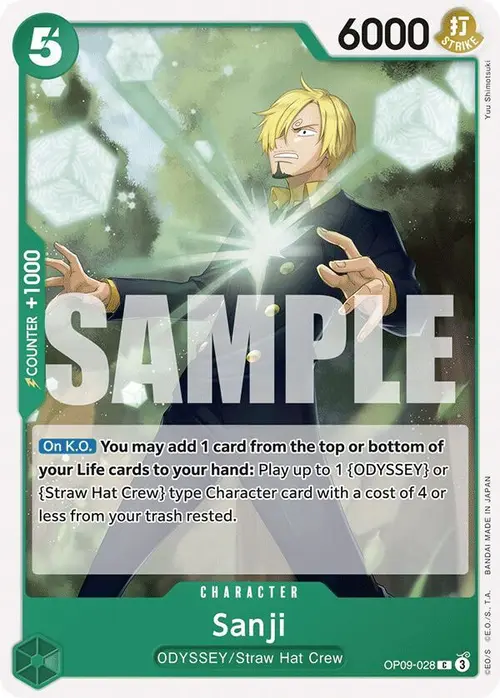 Sanji (028) card art