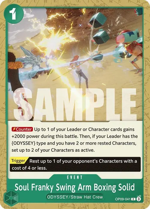 Soul Franky Swing Arm Boxing Solid card art
