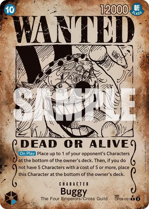 Buggy (051) (Wanted Poster) card art
