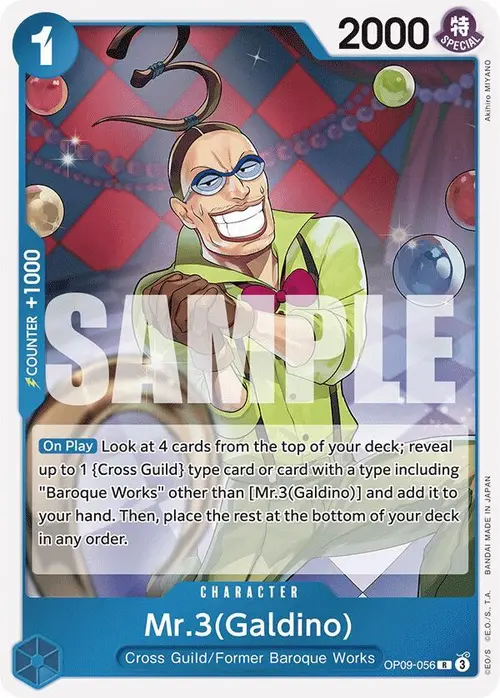 Mr.3(Galdino) card art