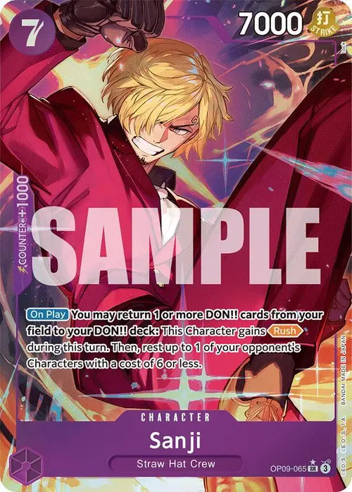 Sanji (065) (Parallel) card art