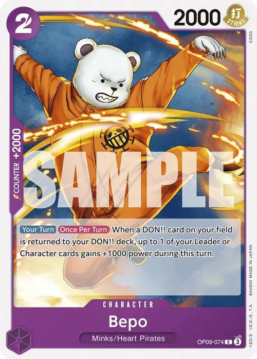 Bepo card art