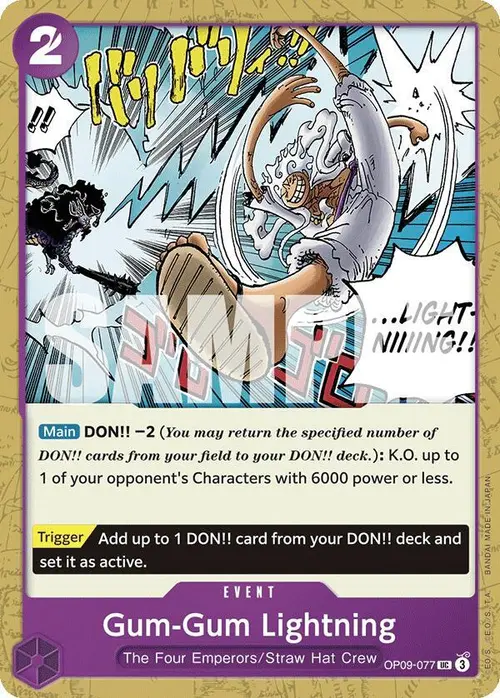 Gum-Gum Lightning card art