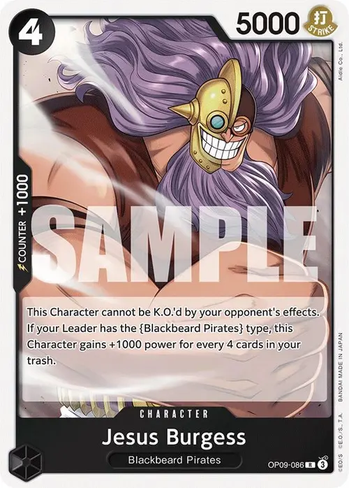 Jesus Burgess card art