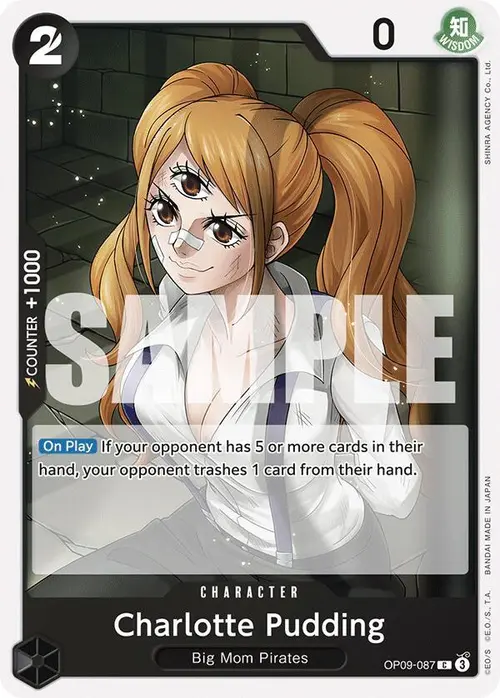 Charlotte Pudding card art