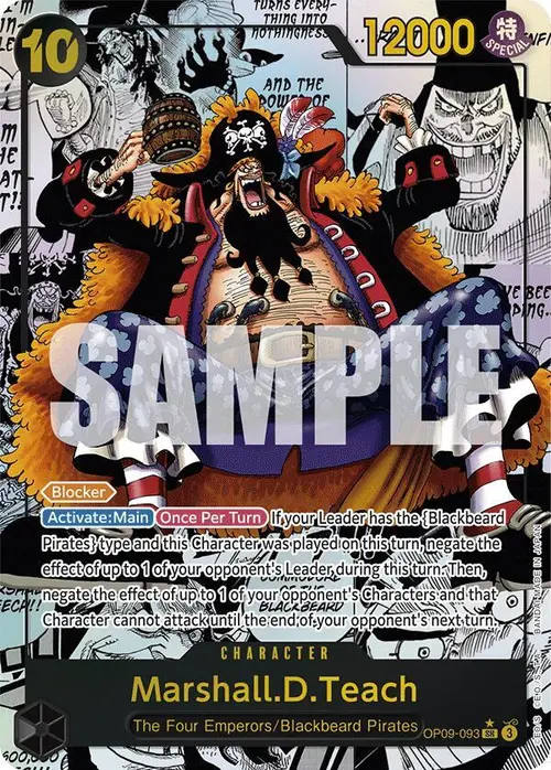 Marshall.D.Teach (093) (Manga) card art