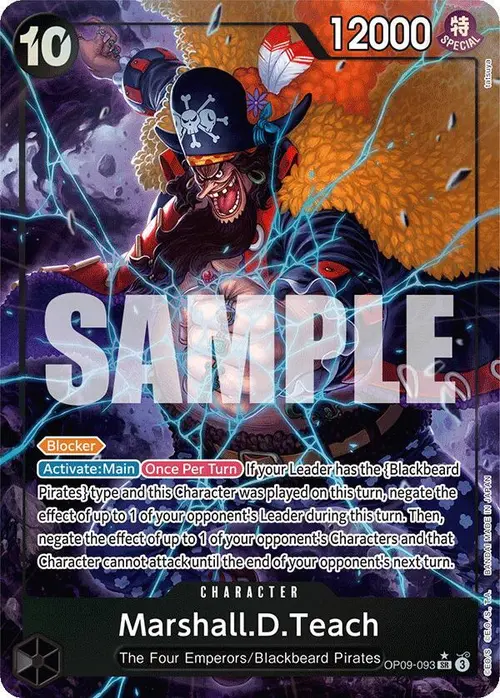 Marshall.D.Teach (093) (Alternate Art) card art