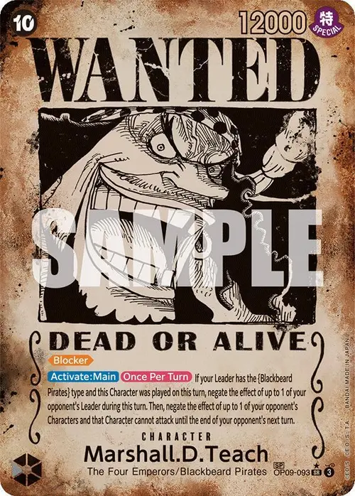 Marshall.D.Teach (093) (Wanted Poster) card art