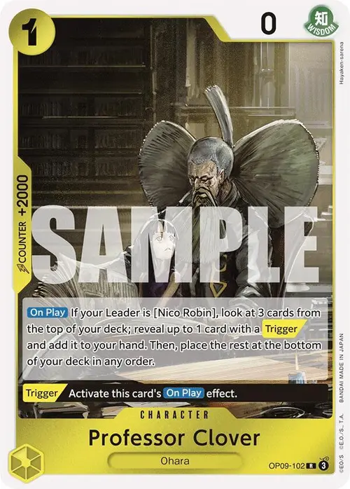 Professor Clover card art