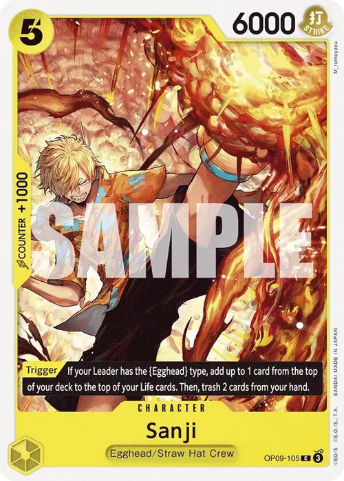 Sanji (105) card art