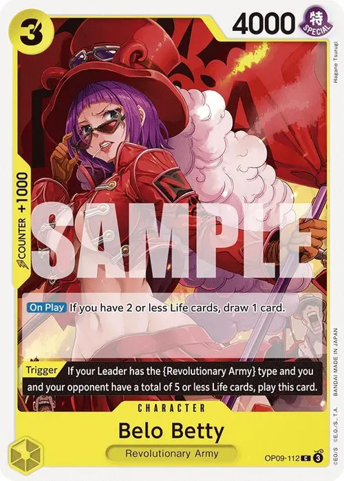 Belo Betty card art