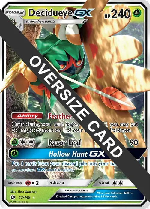 Decidueye GX - 12/149 (Decidueye GX Challenge Box) card art