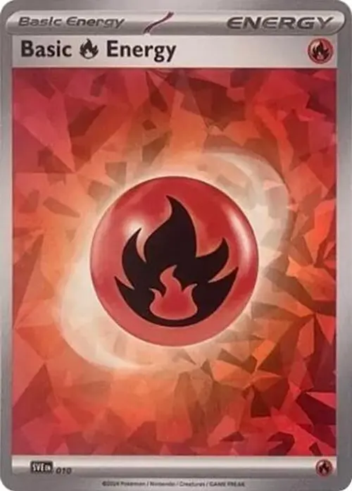 Basic Fire Energy (Cracked Ice Holo) card art