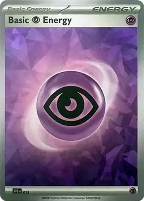 Basic Psychic Energy (Cracked Ice Holo) card art