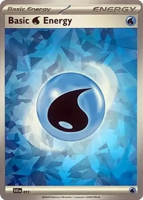 Basic Water Energy (Cracked Ice Holo) card art