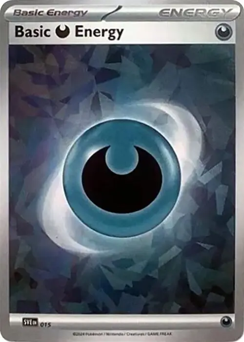 Basic Darkness Energy (Cracked Ice Holo) card art