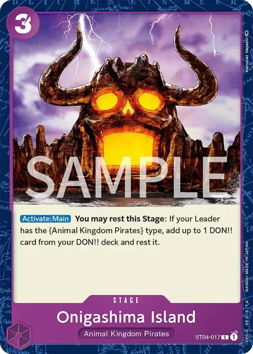 Onigashima Island card art