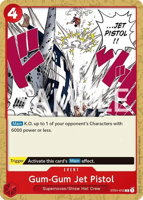 Gum-Gum Jet Pistol card art