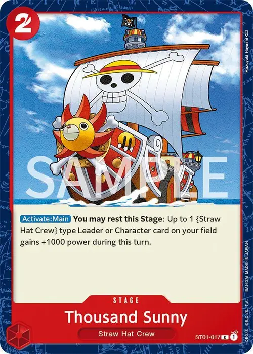 Thousand Sunny card art