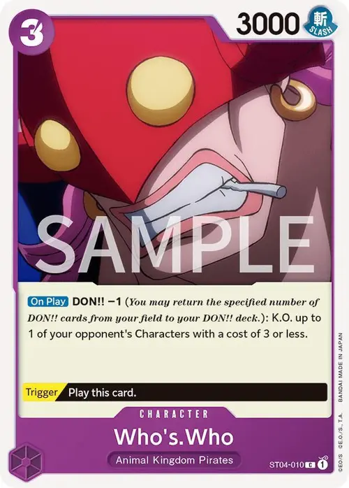 Who's.Who card art