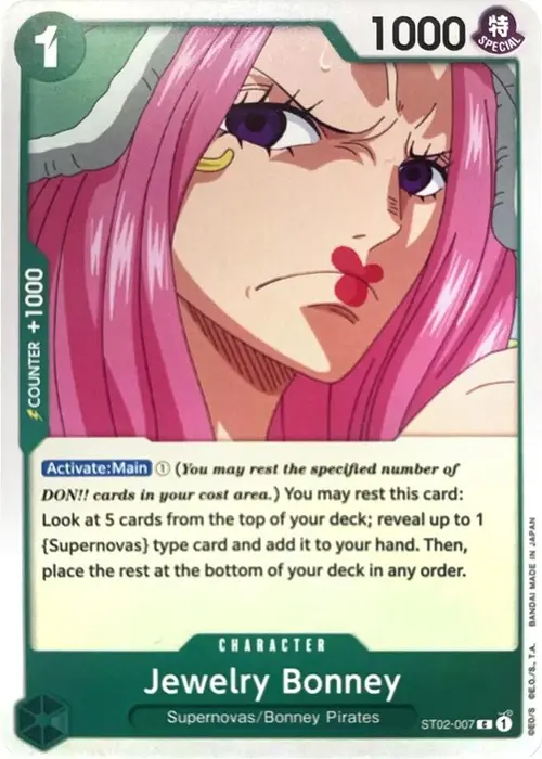 Jewelry Bonney card art