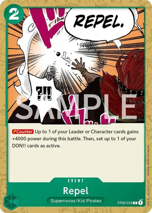 Repel card art