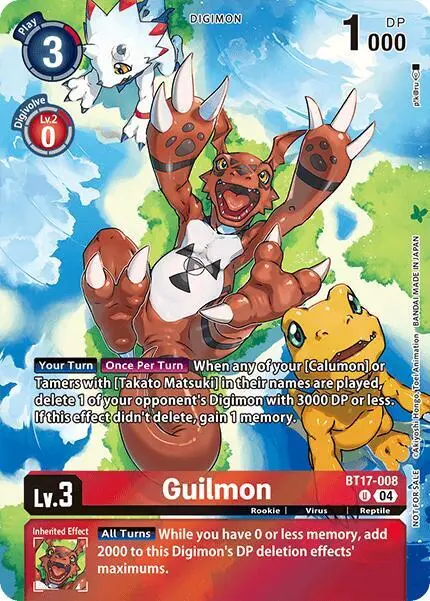 Guilmon (Legend Pack 2024 Box Topper) card art